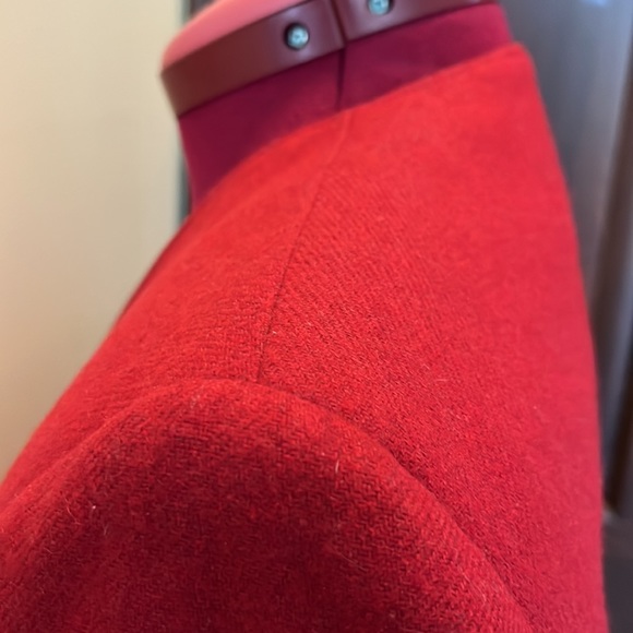 David Benjamin blazer  red cropped Jacket size 3 - Picture 4 of 10